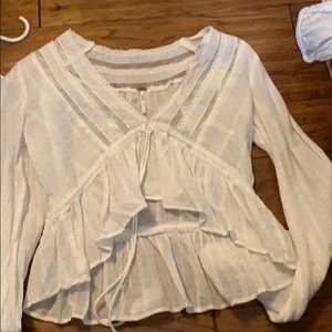 a white layering top